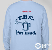 "Pot-Head" THC Long Sleeve - Blue