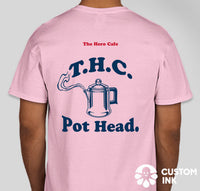 "Pot-Head" THC T-Shirt - Pink