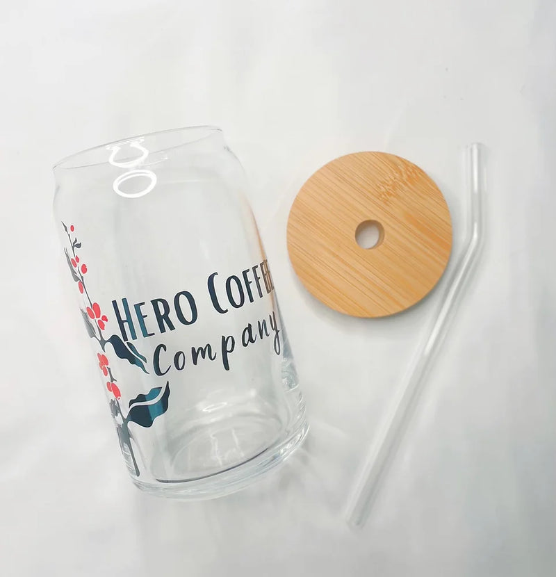 Hero Coffee Co. Beer Glass 1